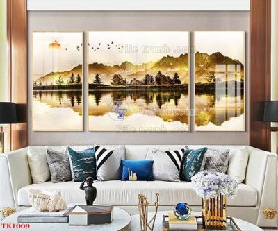 File tranh File tranh bộ in tráng gương hiện đại TK1009 (ảnh gốc) không bị mờ