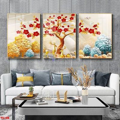 Ảnh gốc File tranh hiện đại pha lê gương hot TK108 (siêu chi tiết) để in ấn