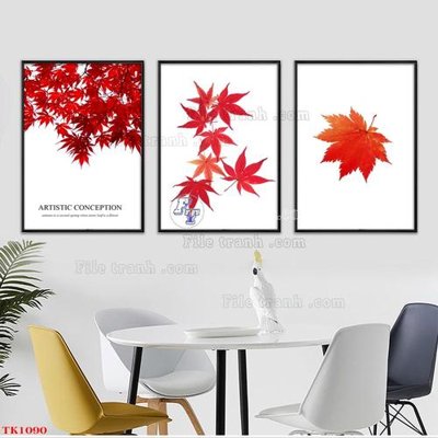 File in trần File tranh bộ in tráng gương hiện đại TK1090 (bản gốc) mây trời