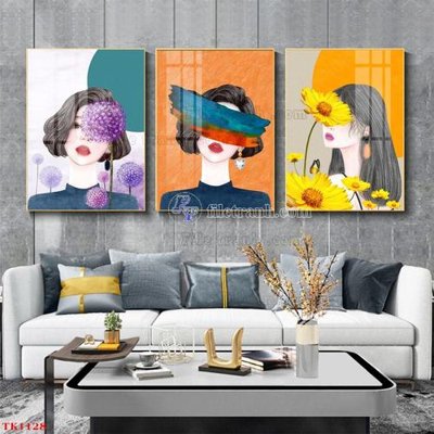 File ảnh File tranh bộ in tráng gương hiện đại TK1128 (gốc) in Hiflex