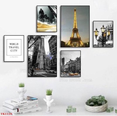 Tải file File tranh bộ in tráng gương hiện đại TK1131 (ảnh gốc) in gạch men