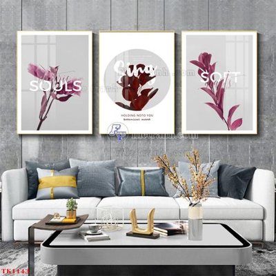 File in trần File tranh bộ in tráng gương hiện đại TK1143 (bản gốc) đại dương