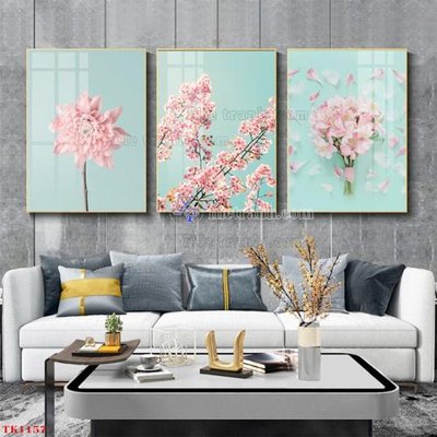 Hình ảnh file gốc in lụa File tranh bộ in tráng gương hiện đại TK1157