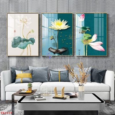 File gốc File tranh bộ in tráng gương hiện đại TK1177 (dành cho trang trí nội thất)