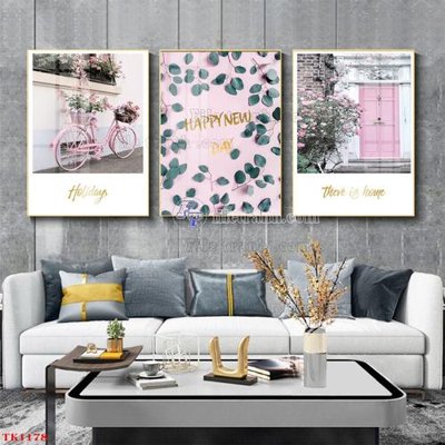 File gốc File tranh bộ in tráng gương hiện đại TK1178 (thiết kế) độc quyền