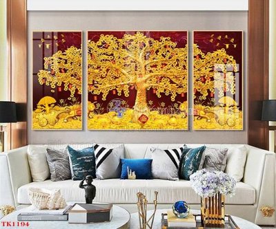 File ảnh File tranh bộ in tráng gương hiện đại TK1194 (gốc) in poster