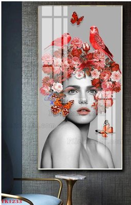 File tranh in tráng gương File tranh bộ in tráng gương hiện đại TK1233 (siêu nét)