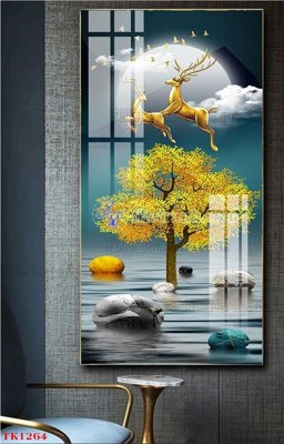 File gốc File tranh bộ in tráng gương hiện đại TK1264 (PSD/TIFF) độ phân giải cao