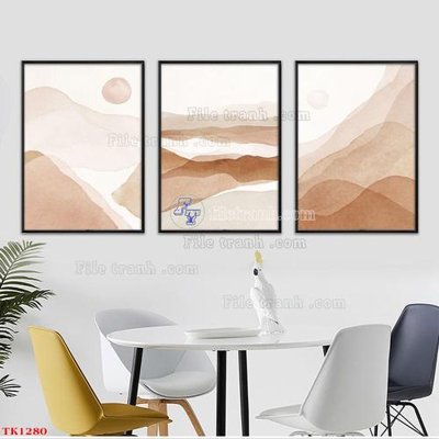 File PSD File tranh bộ in tráng gương hiện đại TK1280 (gốc) cho in quảng cáo