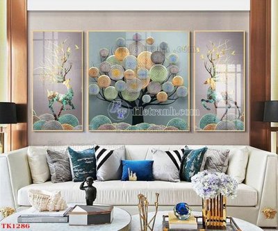 File in ấn File tranh bộ in tráng gương hiện đại TK1286 (bản gốc) từ file gốc