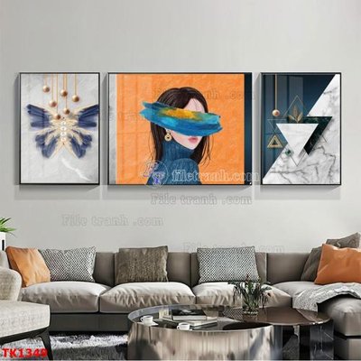 Tải về file tranh gốc File bộ tranh treo tráng gương TK1349 (để in quảng cáo)