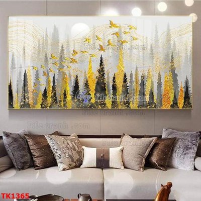 File ảnh File bộ tranh treo tráng gương TK1365 (gốc) in standee
