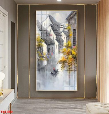 File in ấn File bộ tranh treo tráng gương TK1389 (bản gốc) sắc nét