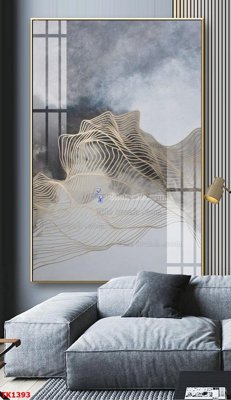 File in trần File bộ tranh treo tráng gương TK1393 (file gốc) hoa văn 3D