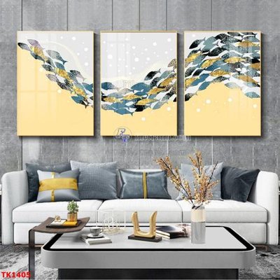 File gốc File bộ tranh treo tráng gương TK1405 (trang trí) phòng ngủ