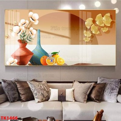File tranh PSD File bộ tranh treo tráng gương TK1466 chất lượng cao