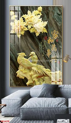 File gốc File bộ tranh treo tráng gương TK1475 (thiết kế) cho in ấn