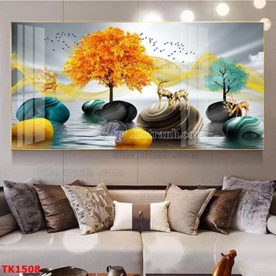 File in trần File bộ tranh treo tráng gương TK1508 (file gốc) xuyên sáng