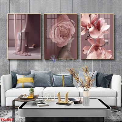 File tranh in tráng gương File bộ tranh treo tráng gương TK1567 (siêu nét)