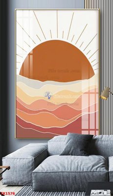 File tranh File bộ tranh treo tráng gương TK1576 (file gốc) chuẩn màu in