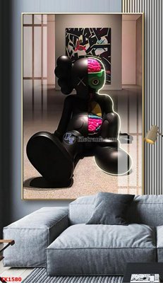 File gốc File bộ tranh treo tráng gương TK1580 (in mica) làm quà tặng