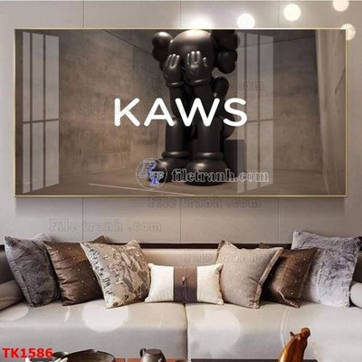 File gốc File bộ tranh treo tráng gương TK1586 (phong cách) tối giản