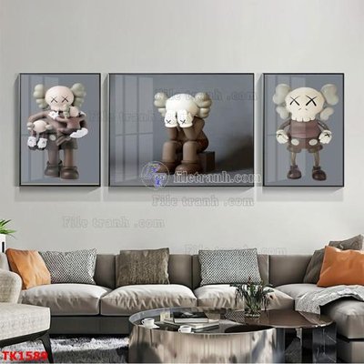 File in trần File bộ tranh treo tráng gương TK1589 (file gốc) xuyên sáng