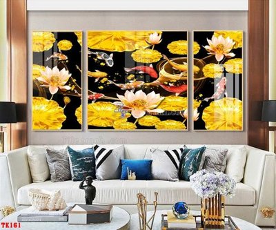 Hình ảnh gốc File tranh hiện đại pha lê gương hot TK161 (để in khổ lớn)