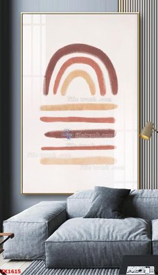 File tranh File bộ tranh treo tráng gương TK1615 (gốc) in vải canvas