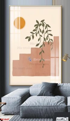 File in mica File bộ tranh treo tráng gương TK1647 (bản gốc) làm vách ngăn