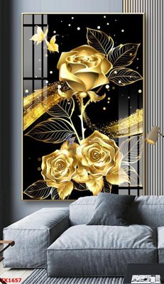 File gốc File bộ tranh treo tráng gương TK1657 (cho in 3D) độc đáo