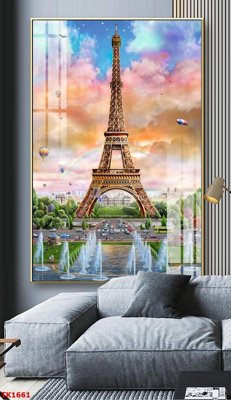 File in ấn File bộ tranh treo tráng gương TK1661 (bản gốc) từ file gốc