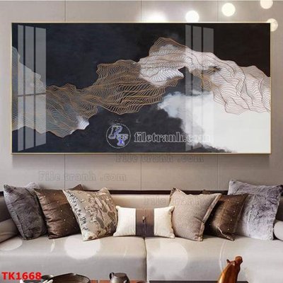 File in trần File bộ tranh treo tráng gương TK1668 (bản gốc) trời sao