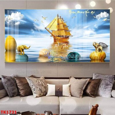 File tranh in mica File bộ tranh treo tráng gương TK1731 (độ phân giải cao)