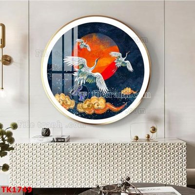 File gốc in ấn File bộ tranh treo tráng gương TK1749 chất lượng vượt trội