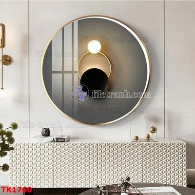 File tranh File bộ tranh treo tráng gương TK1760 (bản gốc) treo quán cafe