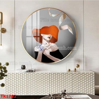 File gốc File bộ tranh treo tráng gương TK1782 (AI/EPS) cho in ấn
