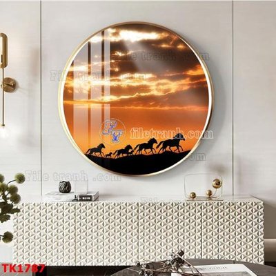 File ảnh File bộ tranh treo tráng gương TK1787 (gốc) cho trang trí nhà hàng