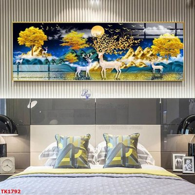 File ảnh File bộ tranh treo tráng gương TK1792 (gốc) in decal dán tường