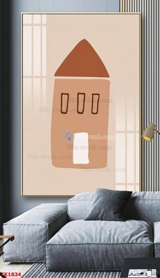 File gốc in ấn File bộ tranh treo tráng gương TK1834 chất lượng vượt trội