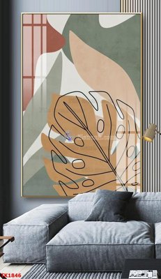 File ảnh File bộ tranh treo tráng gương TK1846 (gốc) in poster