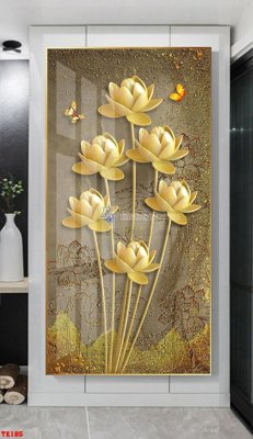 File gốc File tranh hiện đại pha lê gương hot TK185 (in mica) trang trí