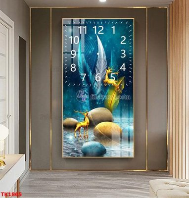 File tranh File bộ tranh treo tráng gương TK1865 (gốc) chủ đề thiên nhiên