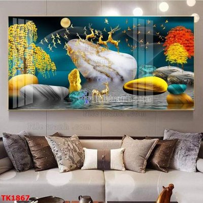 Hình ảnh gốc File bộ tranh treo tráng gương TK1867 (để in khổ lớn)