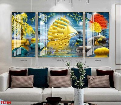 File tranh File tranh hiện đại pha lê gương hot TK194 (bản gốc) treo phòng ăn