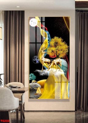 Tải file gốc File tranh hiện đại pha lê gương hot TK202 (bản PSD) gốc