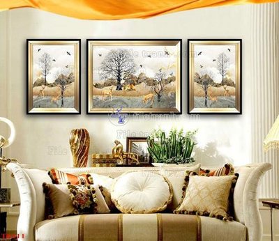 File ảnh File tranh bộ in tráng gương hiện đại TK511 (gốc) in backdrop sự kiện