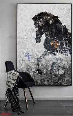 File gốc File tranh bộ in tráng gương hiện đại TK575 (thiết kế) cho in ấn