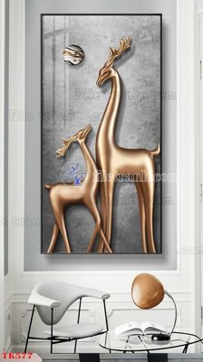 Tải file gốc File tranh bộ in tráng gương hiện đại TK577 (bản PSD) còn layer