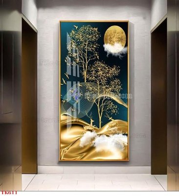 Tệp tin gốc File tranh bộ in tráng gương hiện đại TK611 (dùng cho in) File tranh bộ in tráng gương hiện đại TK611